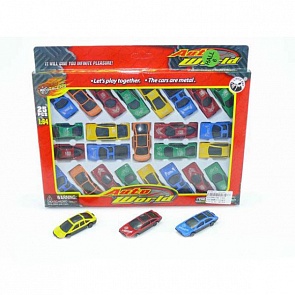 Набор из 25-и металлических машин (Shantou Gepai, B1213982sim)